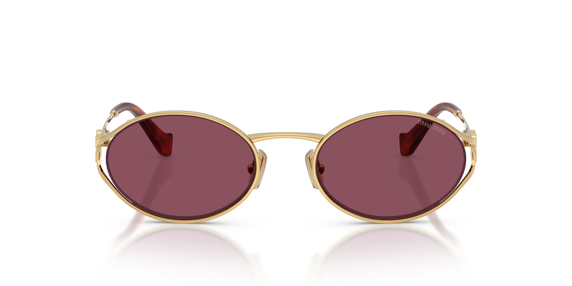Miu Miu MU 52YS L (54 - 21) with Violet lenses and Gold  display picture 1