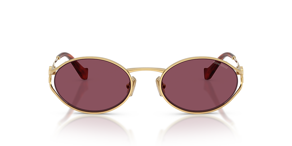 Miu Miu MU 52YS L (54 - 21) with Violet lenses and Gold  display picture 3
