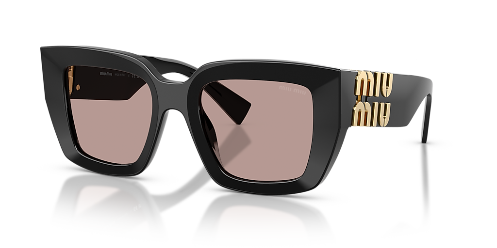 Miu Miu MU B05S XL (51 - 21) with Violet lenses and Black frame