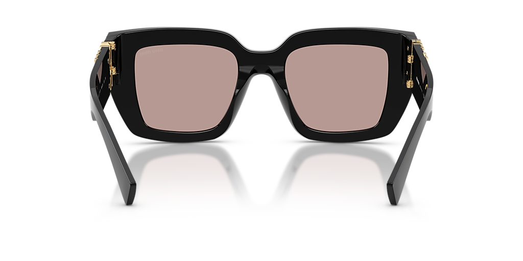 Miu Miu MU B05S XL (51 - 21) with Violet lenses and Black  display picture 3