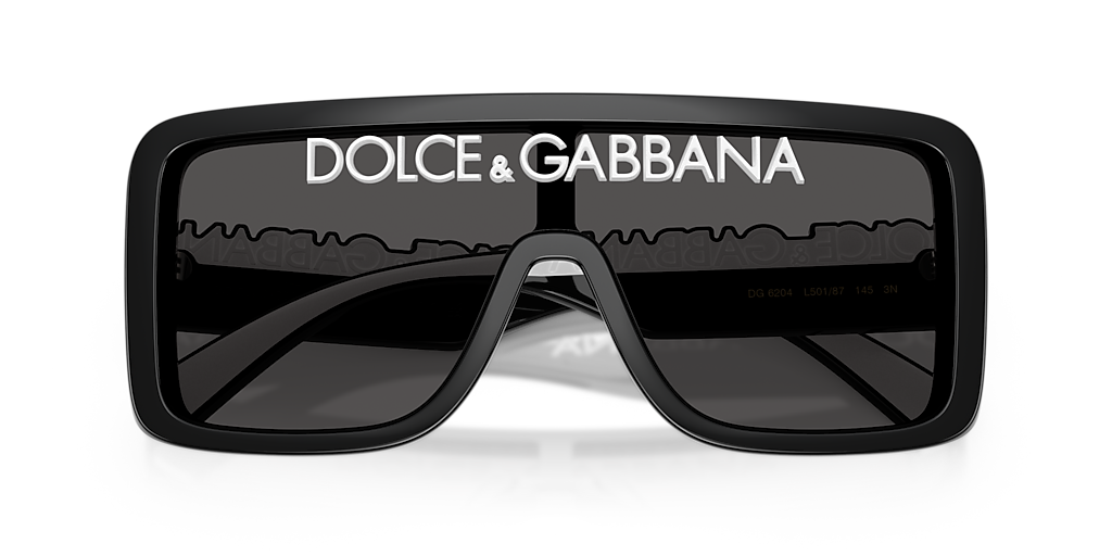 Dolce&Gabbana DG6204 L (0 - 134) with Grey lenses and Black frame