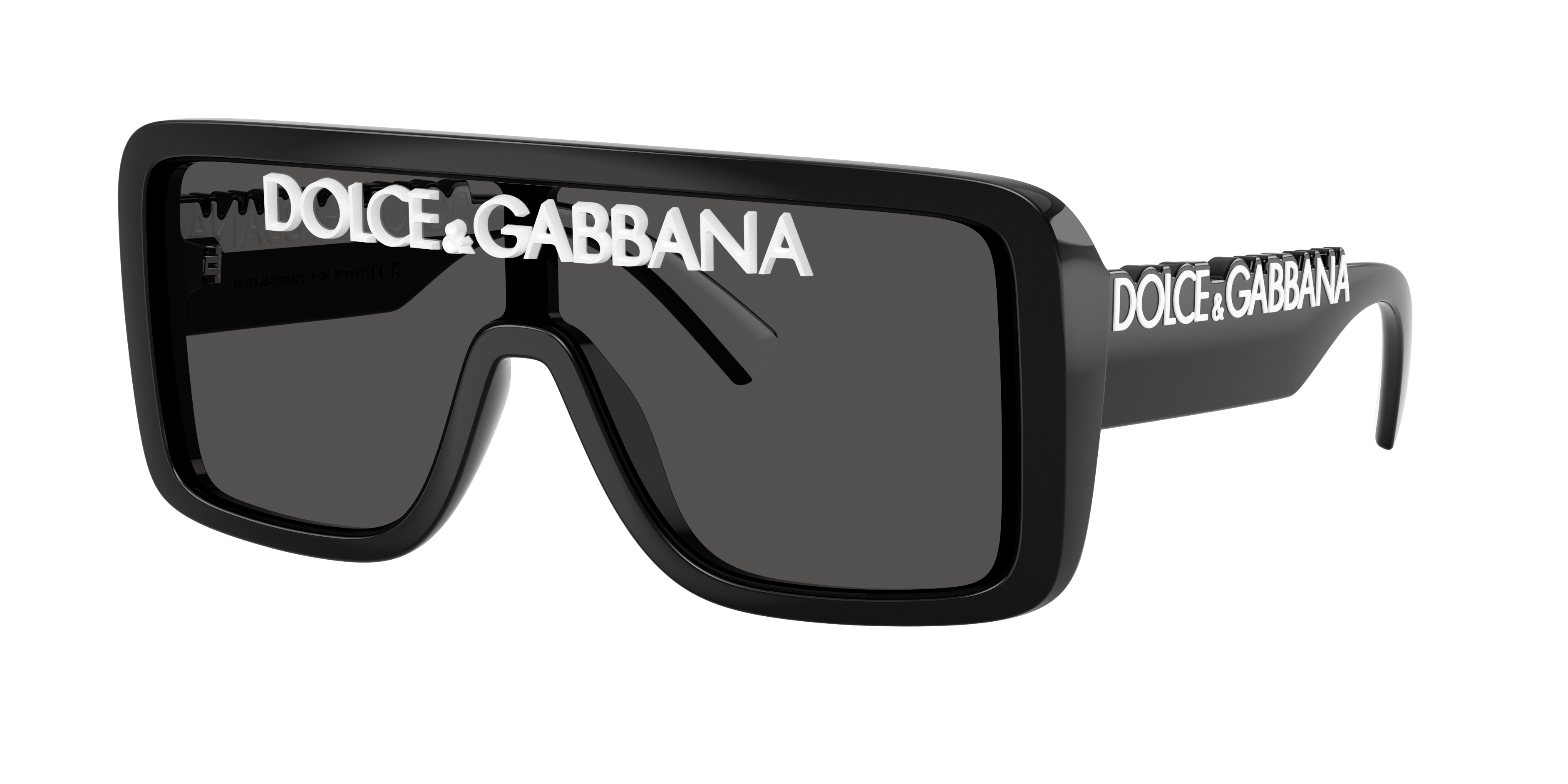 Dolce & Gabbana Logo-detail Square-frame Sunglasses In Gray