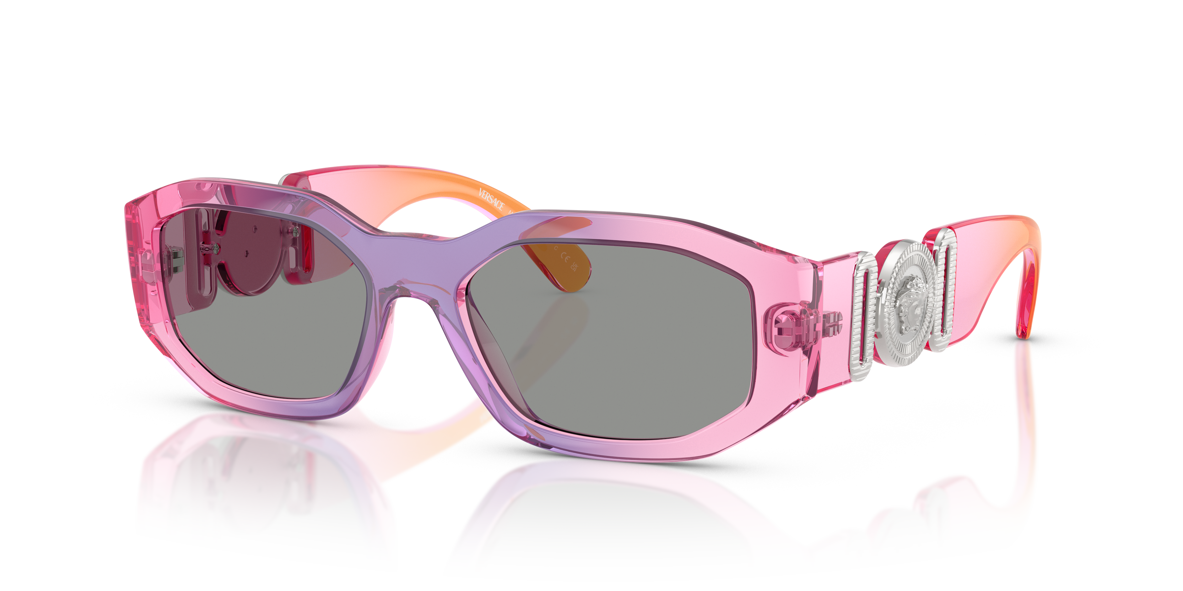 Versace VE4361 M (53 - 18) with Grey lenses and Pink frame