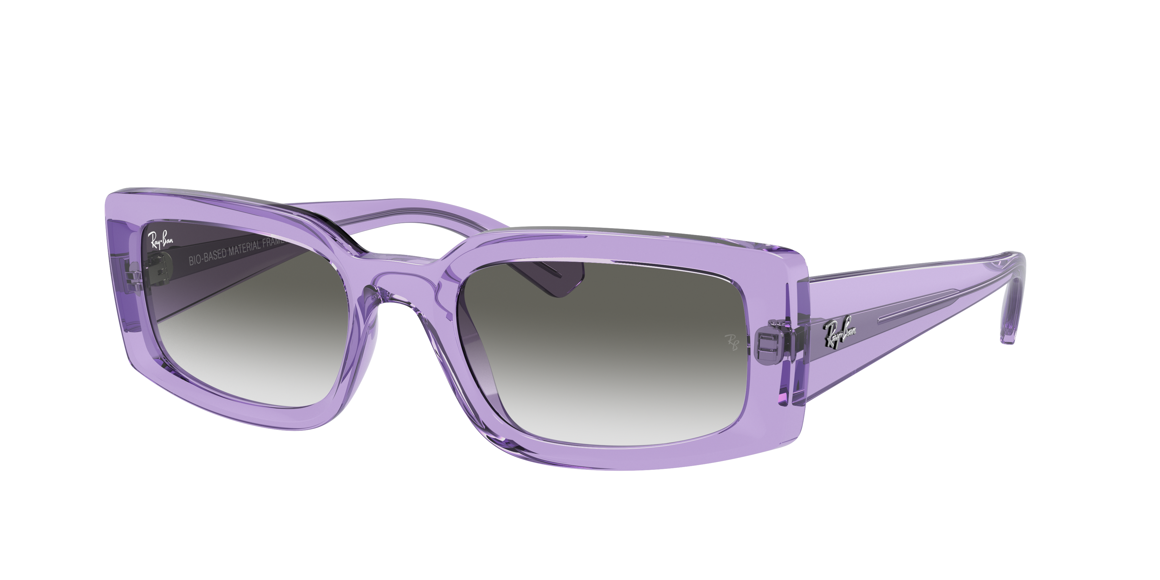 kaebonny 
新品タグ付き⭐︎Gジャン ブラックデニムジャケット 黒 ダーク Ray-Ban RB4395 Kiliane Bio-Based M (54 - 21) with Violet