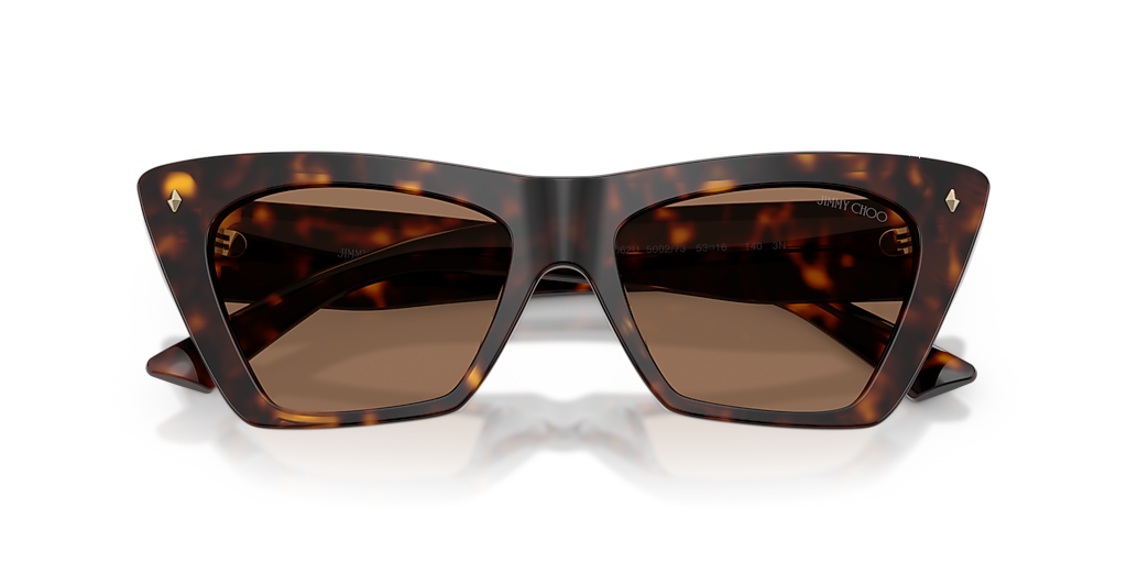 Jimmy Choo JC5062U XS (53 - 16) with Brown lenses and Tortoise