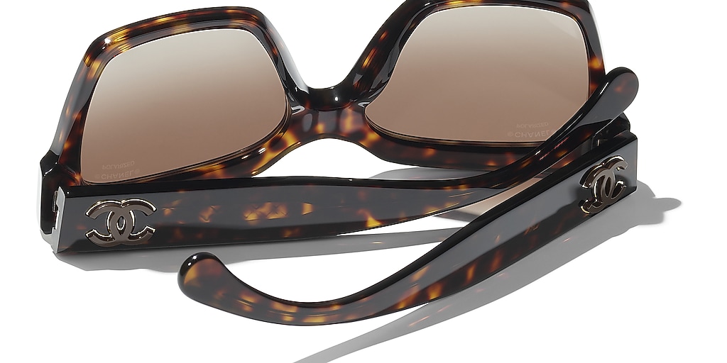 Chanel Butterfly Sunglasses CH5557 S (54 - 17) with Brown lenses