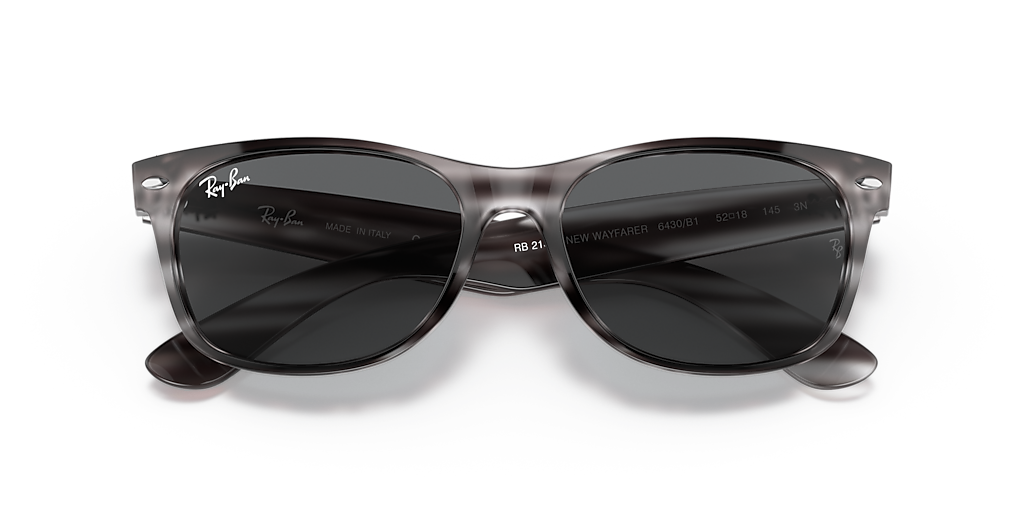 小物 RayBan RB2132-F NEW WAYFARER Ray-Ban RB2132 New Wayfarer Classic M (55 - 18) with Blue