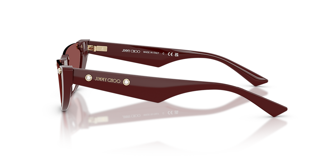 Jimmy Choo JC5049HU S (53 - 17) with Violet lenses and Red frame