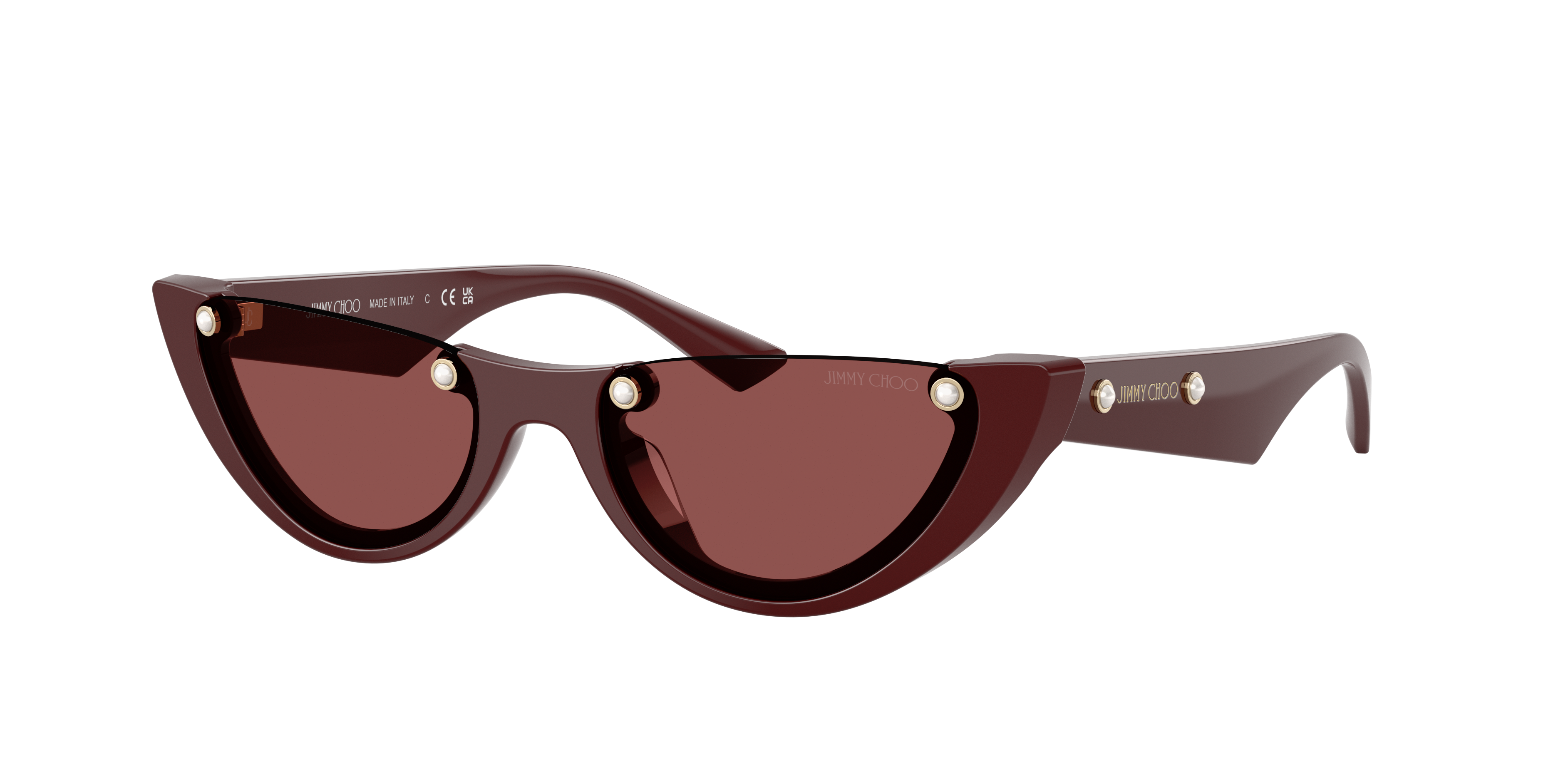 Jimmy Choo Woman Sunglass JC5049HU -  Frame color: Cranberry, Lens color: Dark Violet