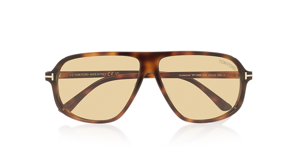 TOM FORD Guillaume_Tr Tortoise Gold - Men Luxury Sunglasses, Brown Lens