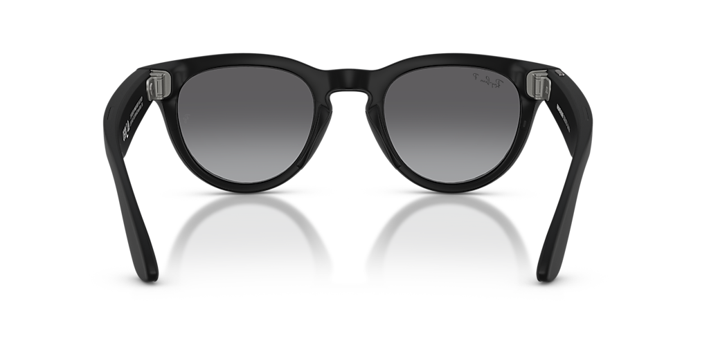 RW4013 Ray-Ban Meta Headliner Black - Unisex Sunglasses, Graphite Lens