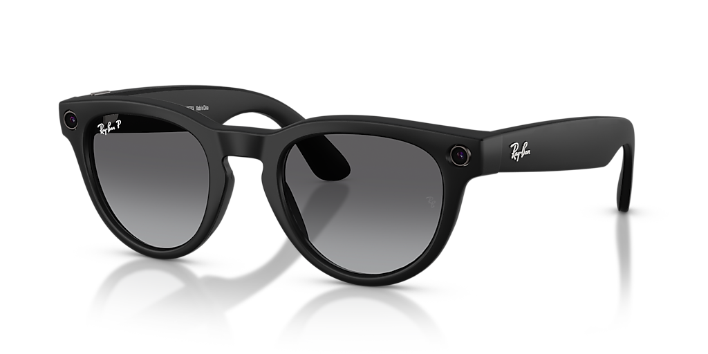 RW4013 Ray-Ban Meta Headliner Black - Unisex Sunglasses, Graphite Lens