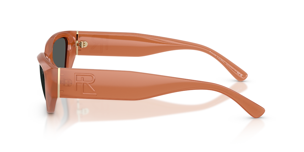 RALPH LAUREN RL8231U Transparent Amber - Women Sunglasses, Dark Grey Lens