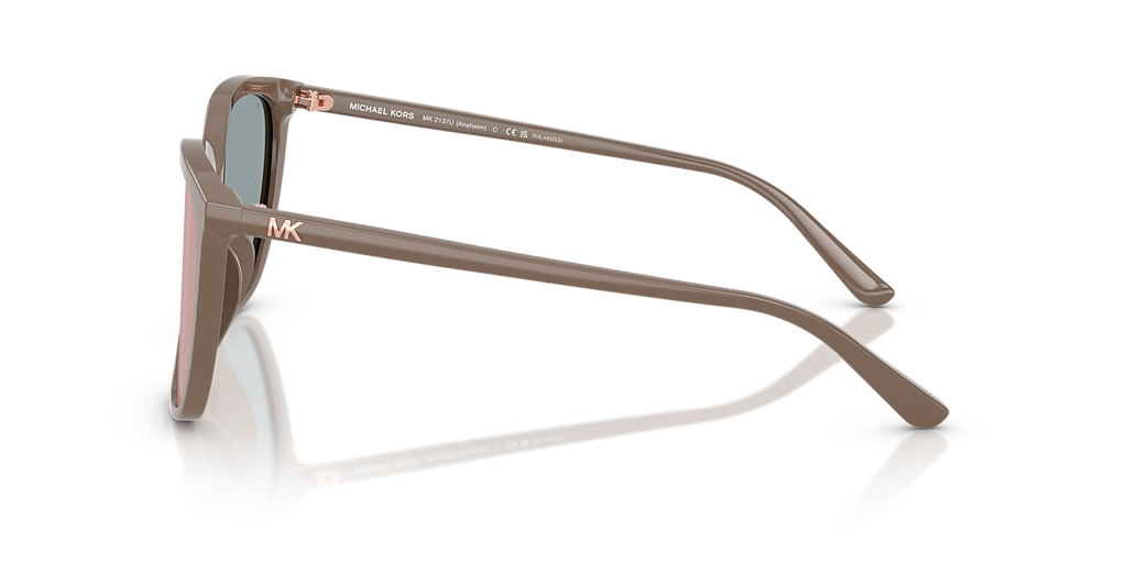 Michael Kors MK2137U Anaheim M (57 - 18) with Gold lenses and Grey