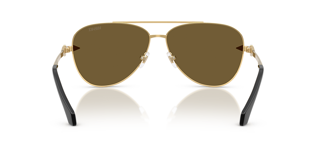 Versace VE2283 XL (61 - 13) with Gold lenses and Gold frame