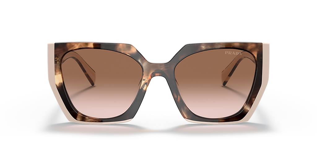 PRADA PR 15WS Tortoise - Women Luxury Sunglasses, Dark Brown Polar Lens