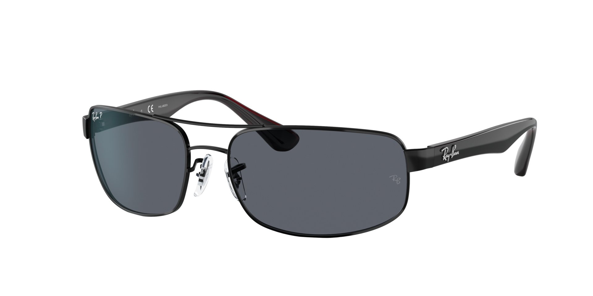 Ray-Ban Man Sunglass RB3445 - Frame color: Black, Lens color: Grey