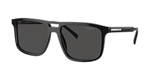 Prada PR 19WS M (52 - 21) with Grey lenses and Black frame