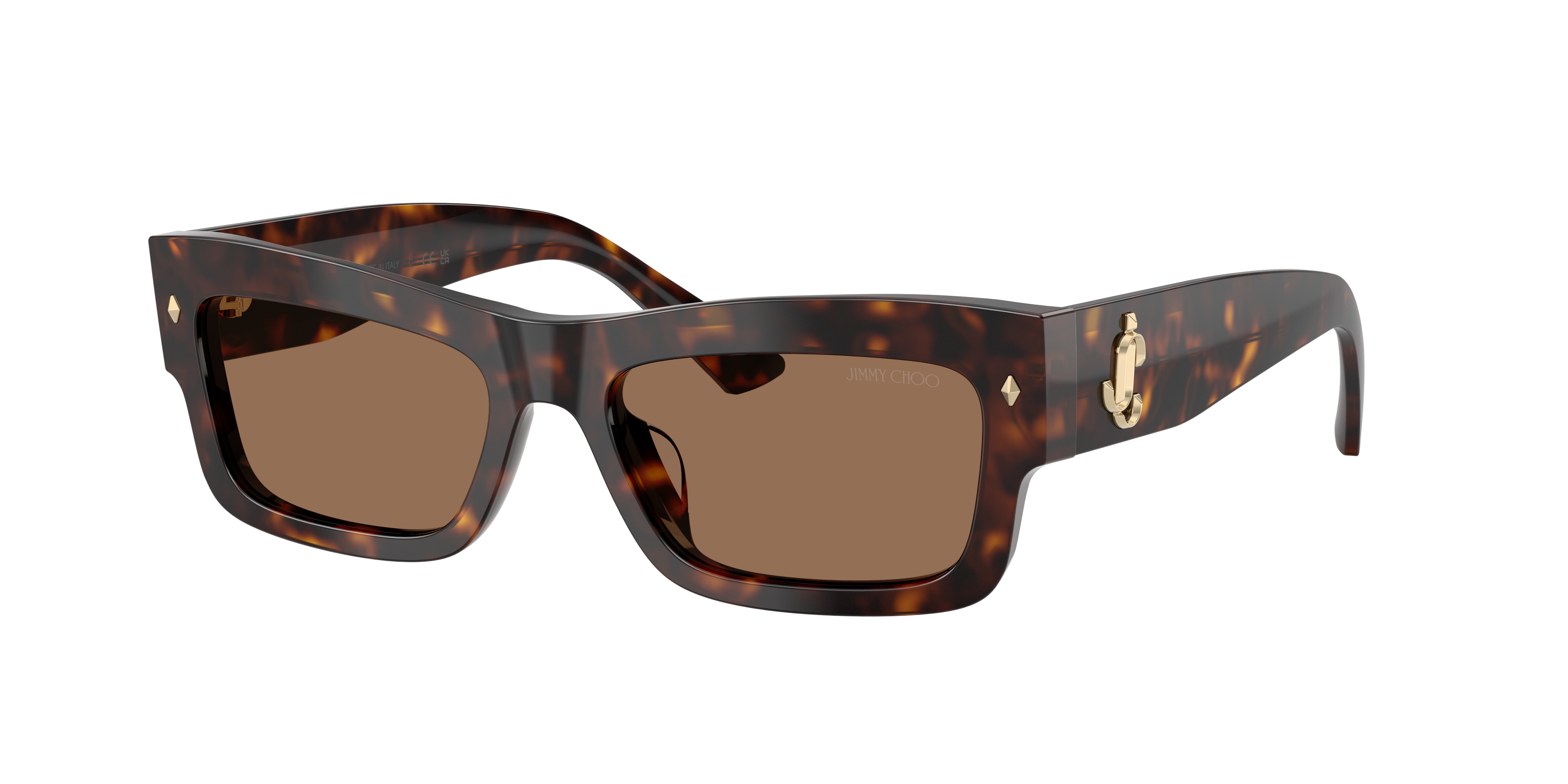 Jimmy Choo Woman Sunglass JC5063U -  Frame color: Havana, Lens color: Dark Brown