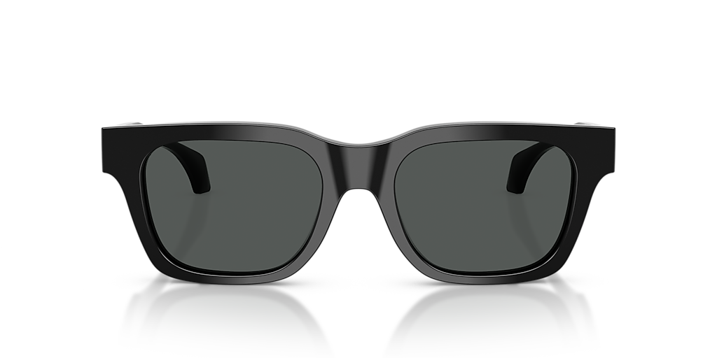 VERSACE VE4486F Black - Men Luxury Sunglasses, Dark Grey Lens