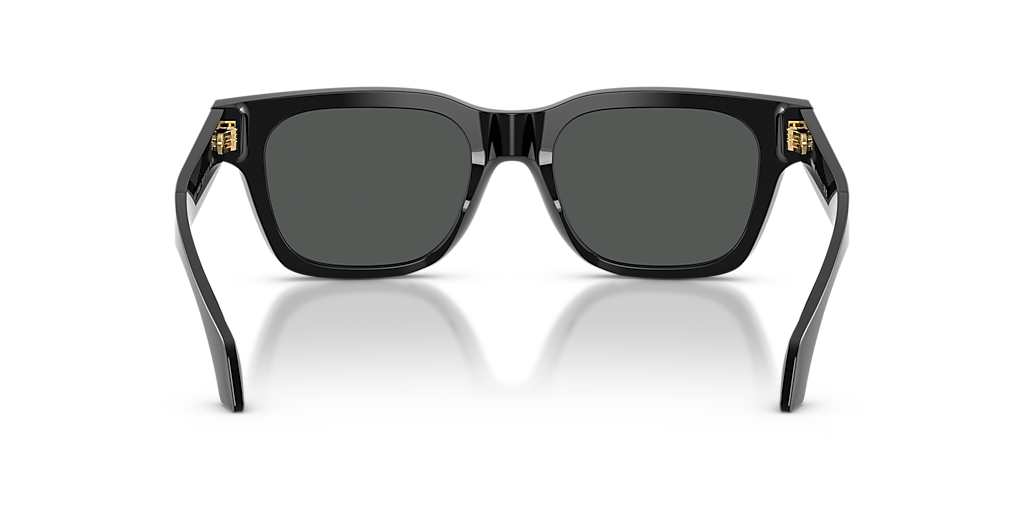 VERSACE VE4486F Black - Men Luxury Sunglasses, Dark Grey Lens