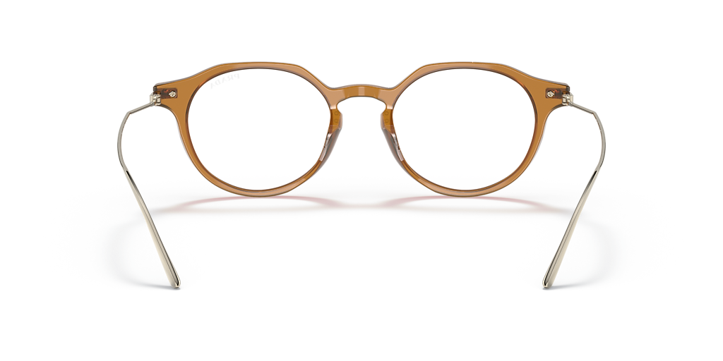 Prada PR 12YS XL (51 - 20) with Transparent lenses and Tortoise