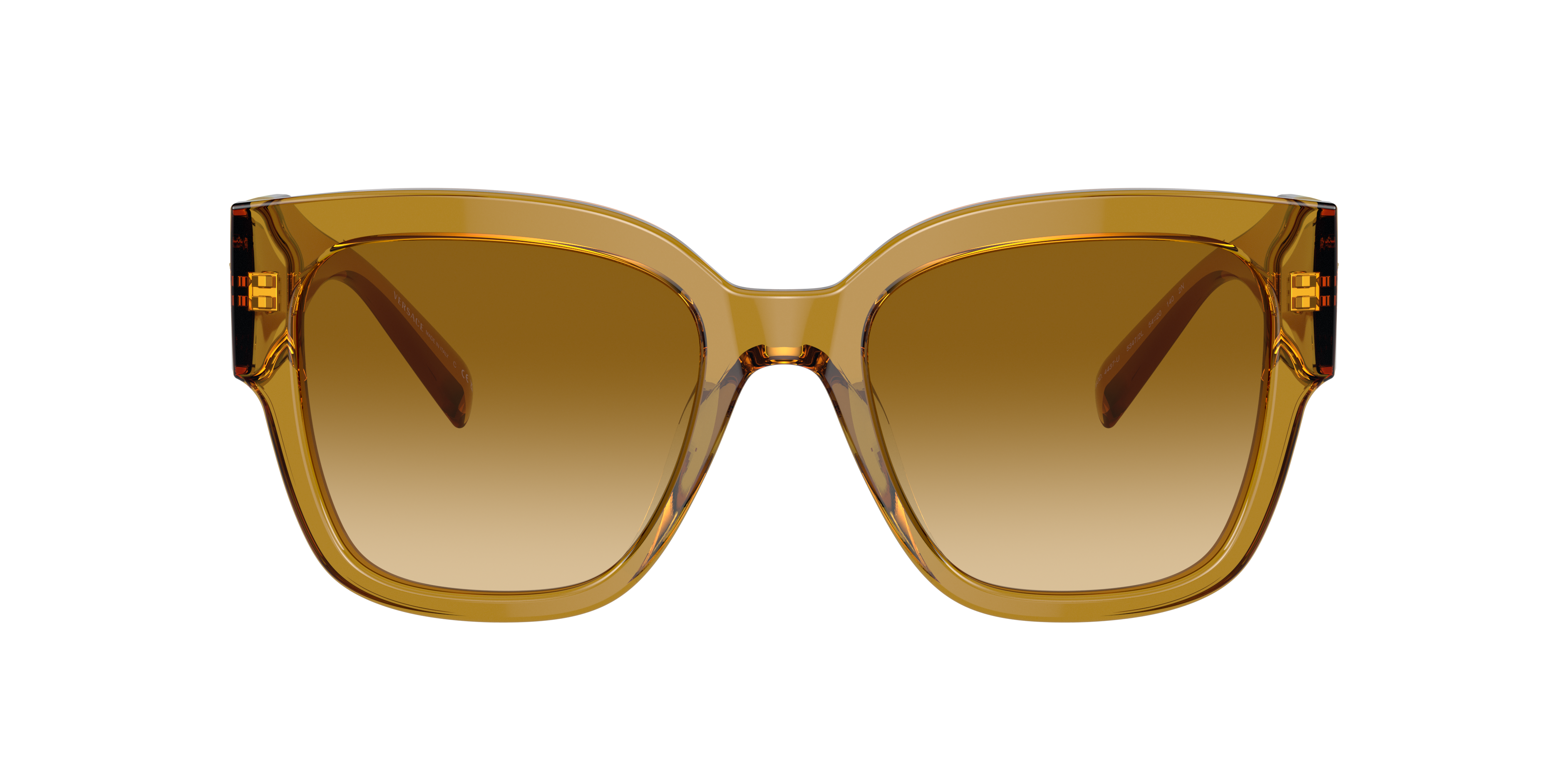 VERSACE イエローグラデーション サングラス Versace VE2163 L (63 - 15) with Grey lenses and Gold frame