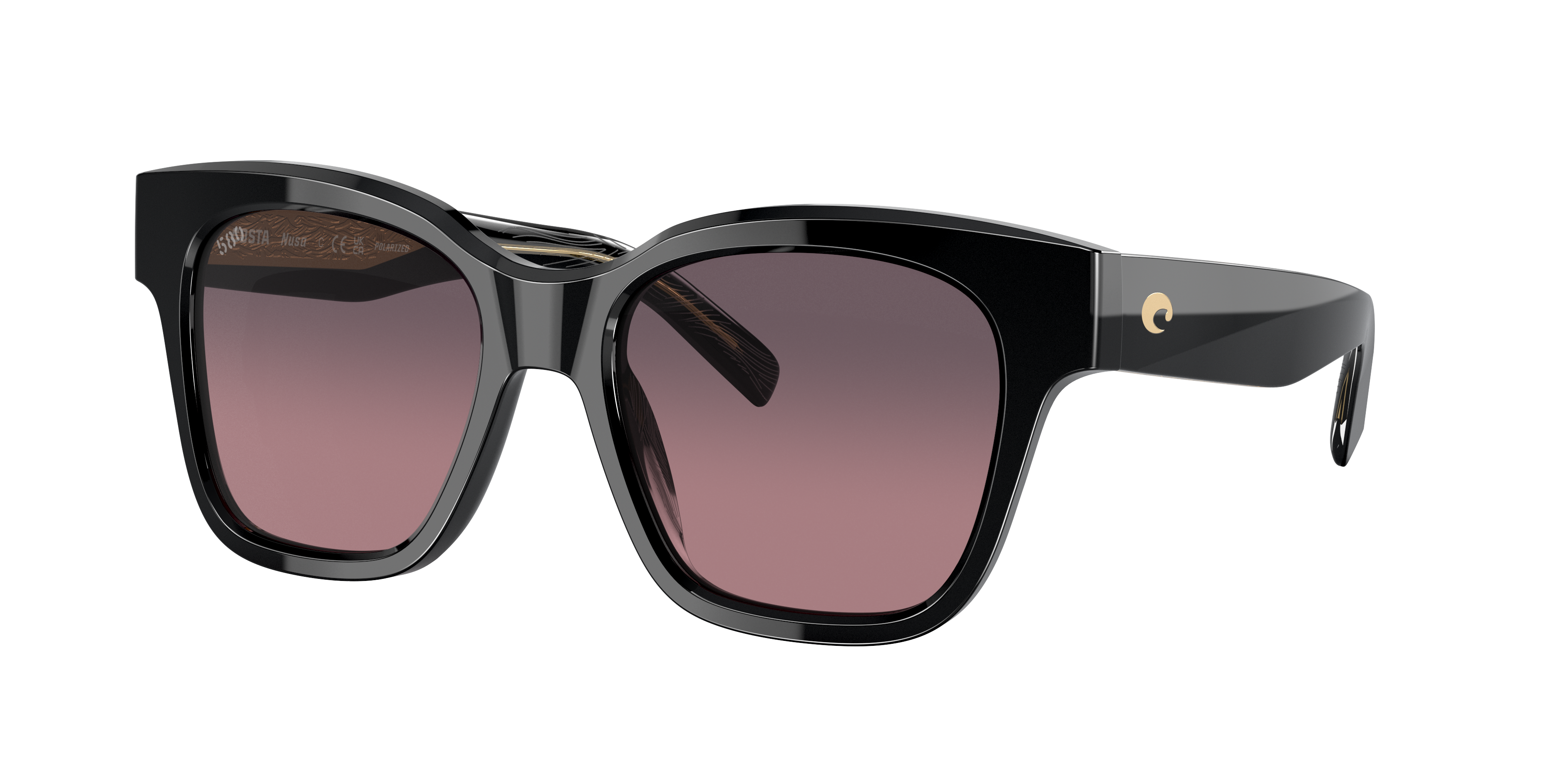 Costa 6S2016 Nusa XL (54 - 19) with Pink lenses and Black frame