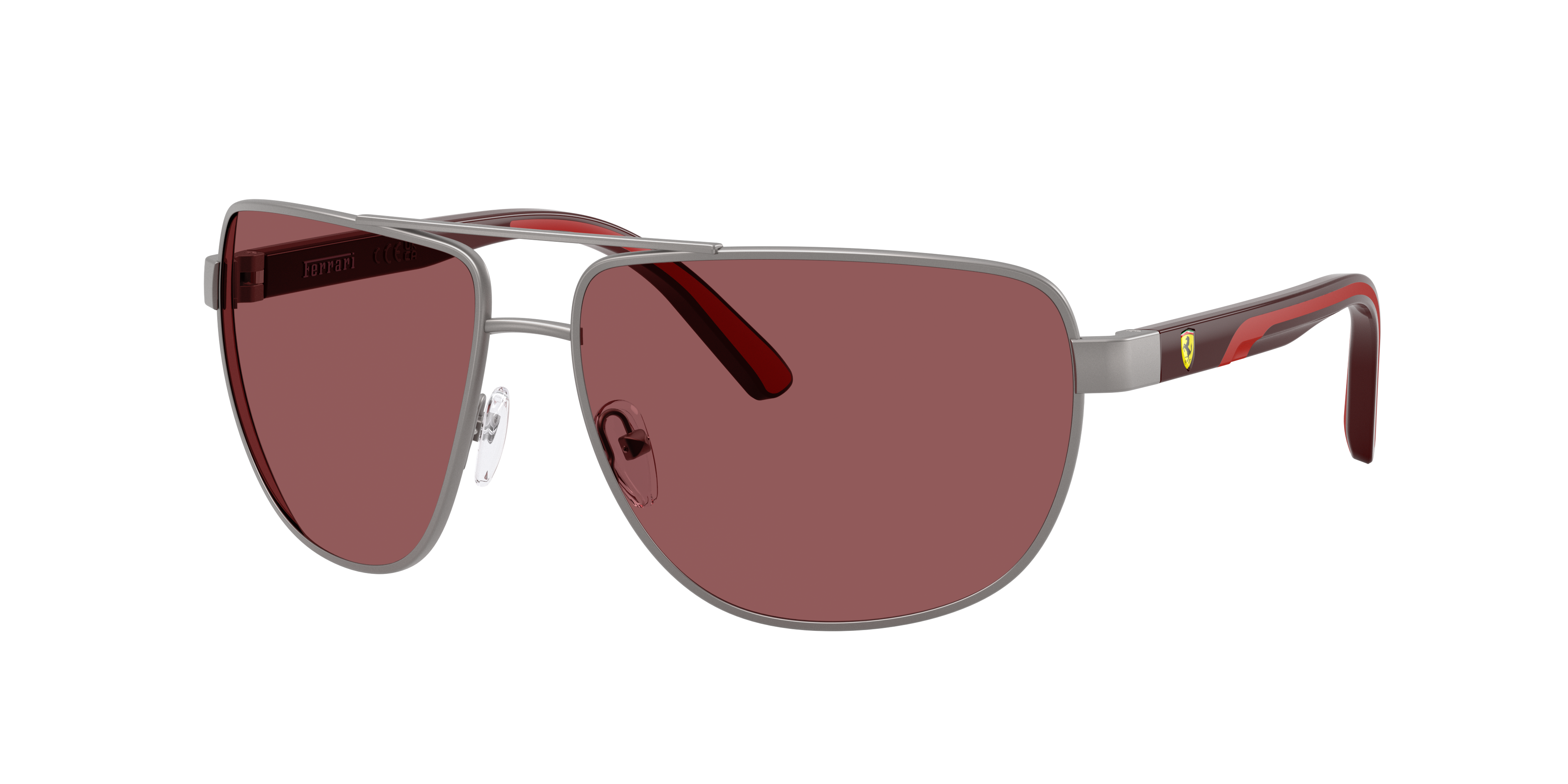 Scuderia Ferrari Man Sunglass FZ5007 -  Frame color: Matte Gunmetal, Lens color: Red Ferrari Exclusive