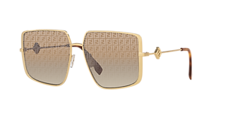 サングラス FENDI FW25 Maison Fendi - FE40115U - 14B (FE40115U 14B) Fendi Fendi Sky Fe40115U L (61 - 13) with Grey lenses and
