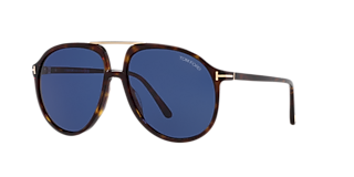 TOM FORD PAW397FAX881IG606 関税送料込 Tom Ford JADEN FT 1017 Light Ruthenium/Blue (14V) Sunglasses