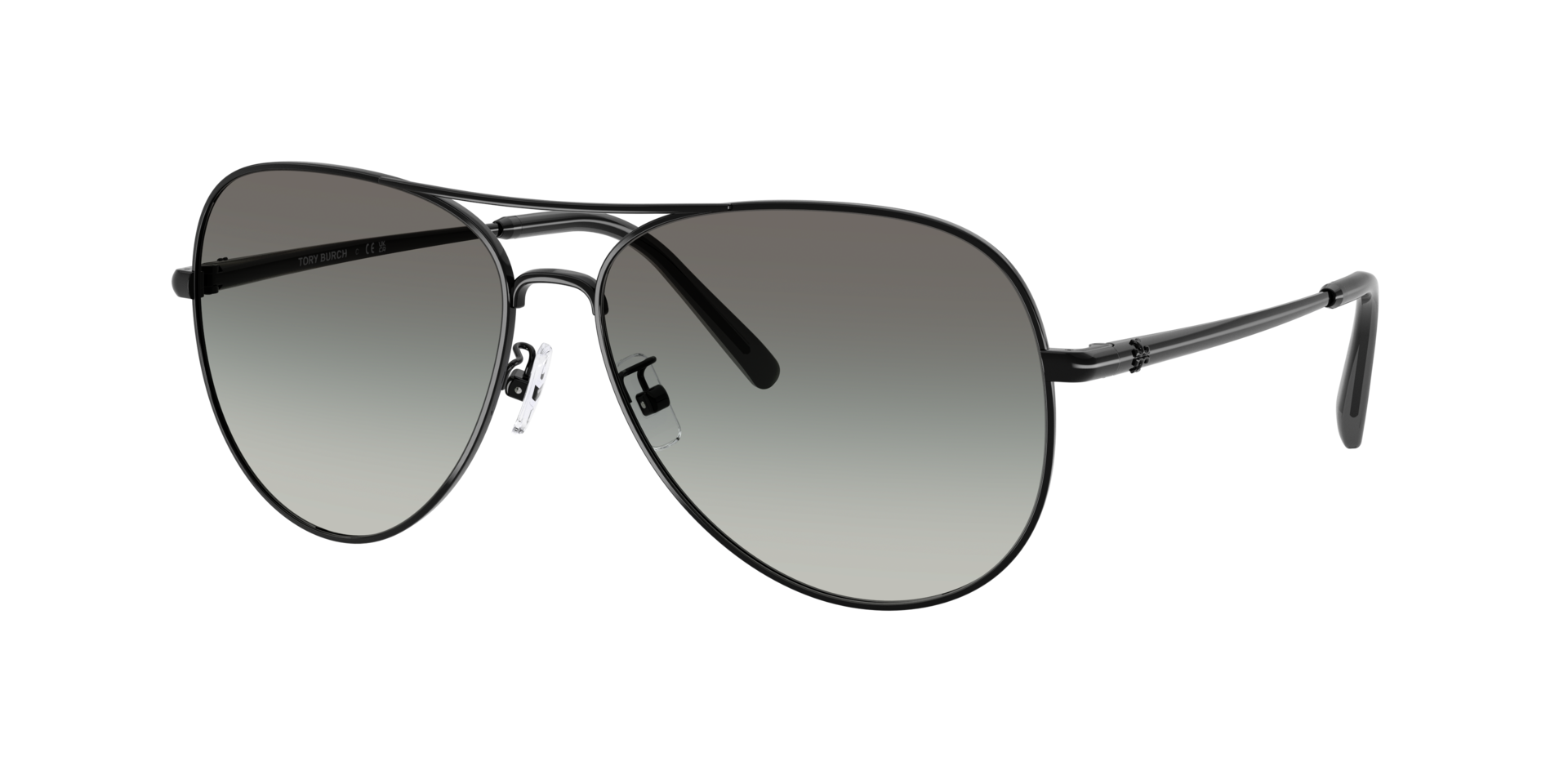 Tory Burch Woman Sunglass TY6114 -  Frame color: Black, Lens color: Grey Gradient