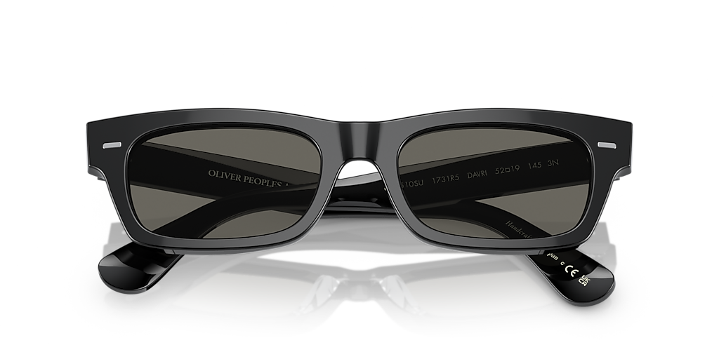 OLIVER PEOPLES OV5510SU Davri Black - Unisex Luxury Sunglasses, Carbon Grey Lens