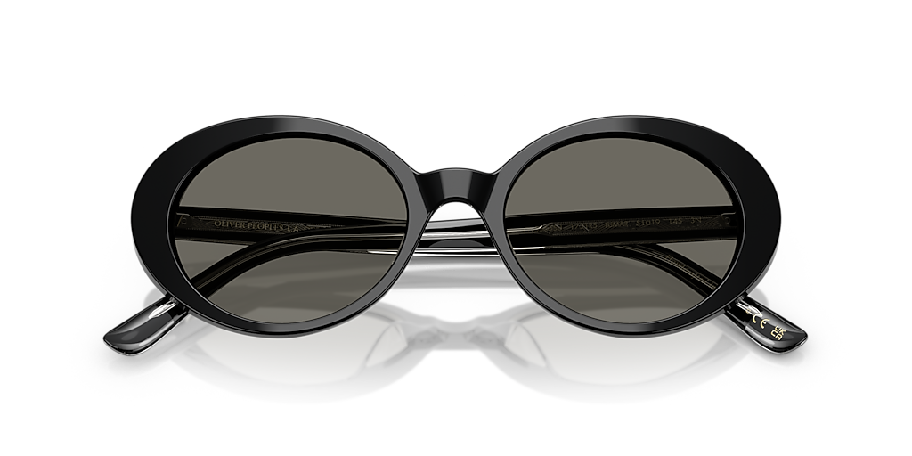 OLIVER PEOPLES OV5565SU Lumar Black - Women Luxury Sunglasses, Carbon Grey Lens