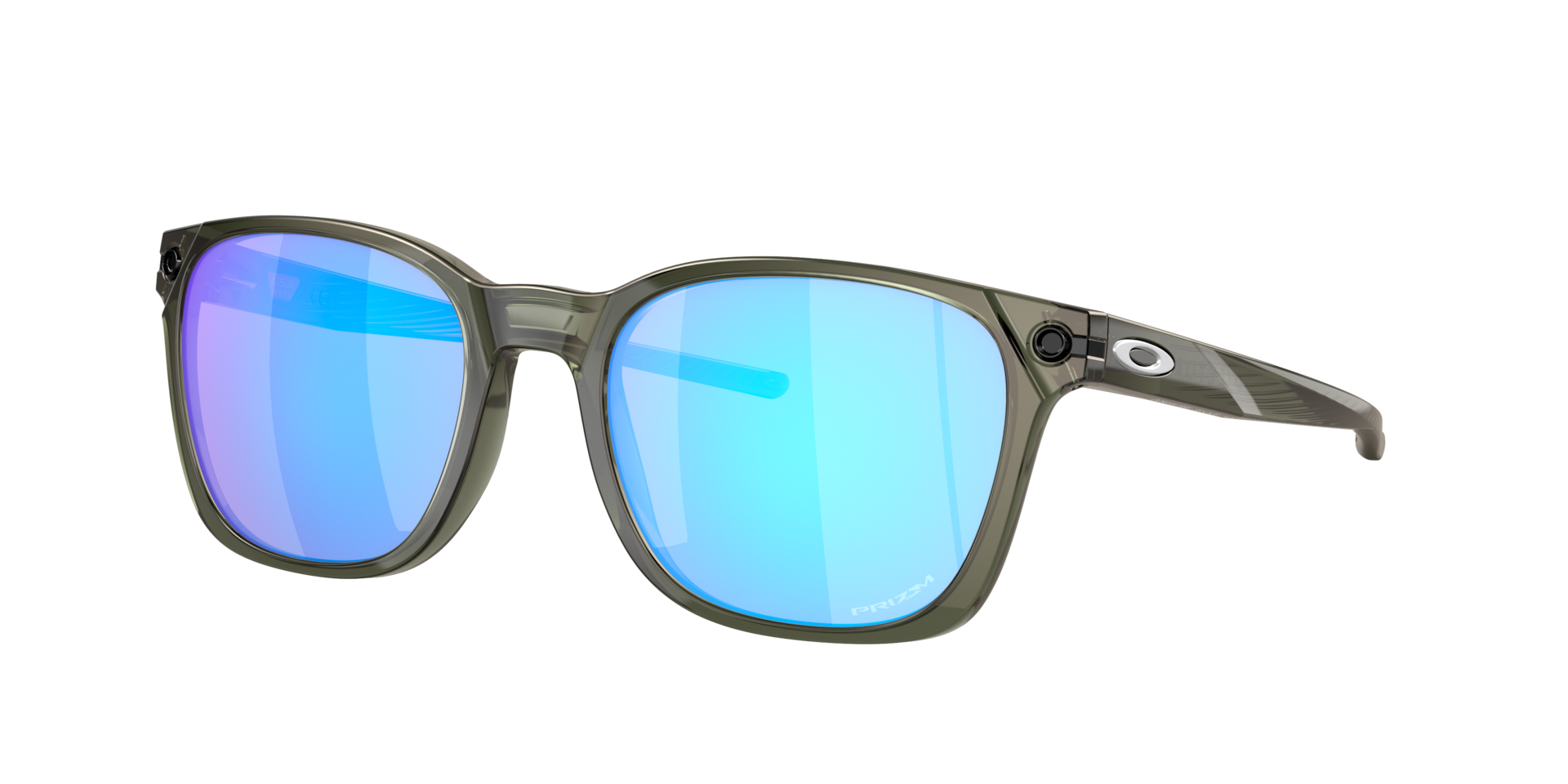 Oakley Man Sunglass OO9018 Ojector - Frame color: Olive Ink, Lens color: Prizm Sapphire