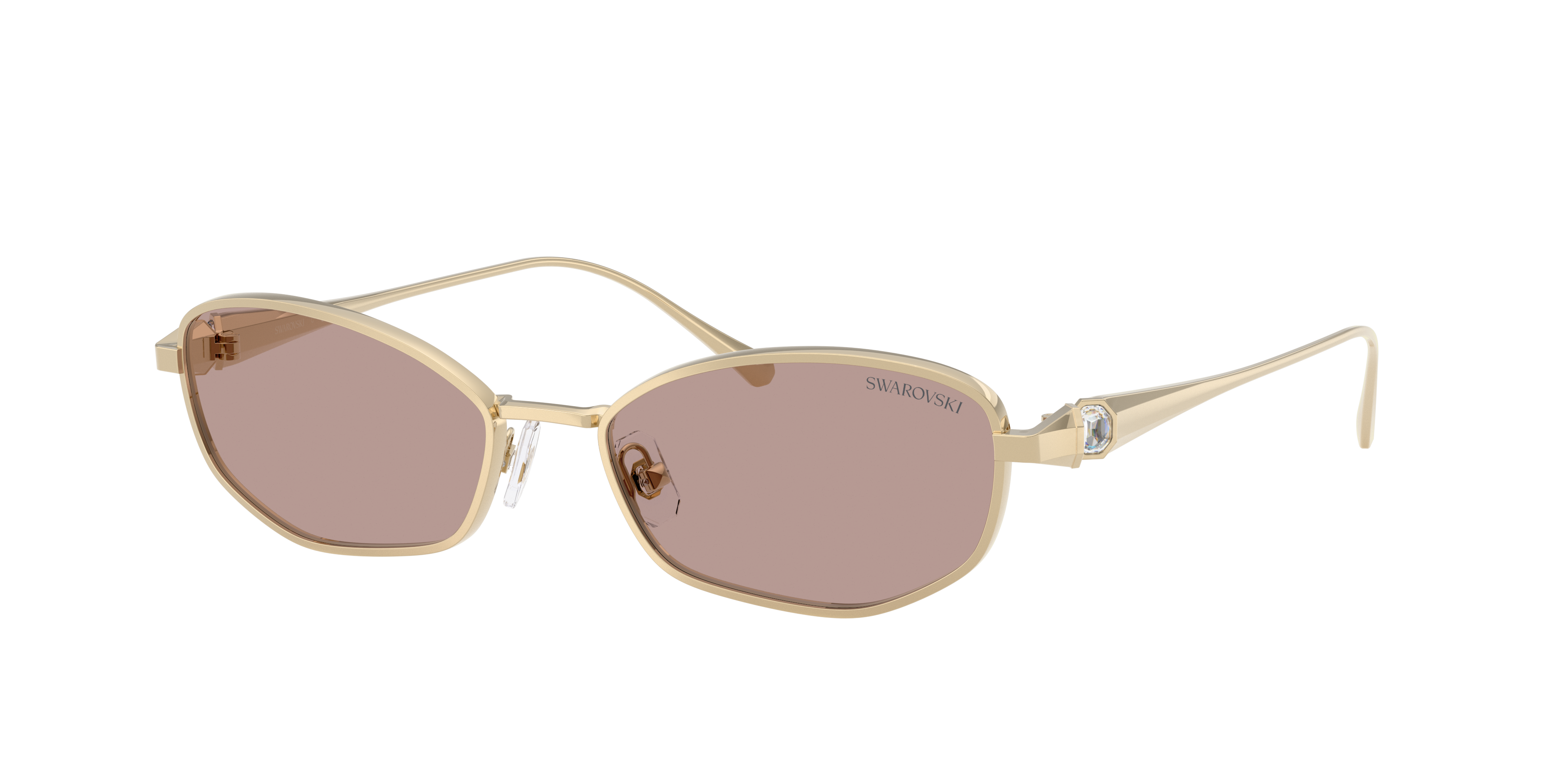 Swarovski SK7042 S (55 - 17) with Violet lenses and Gold frame