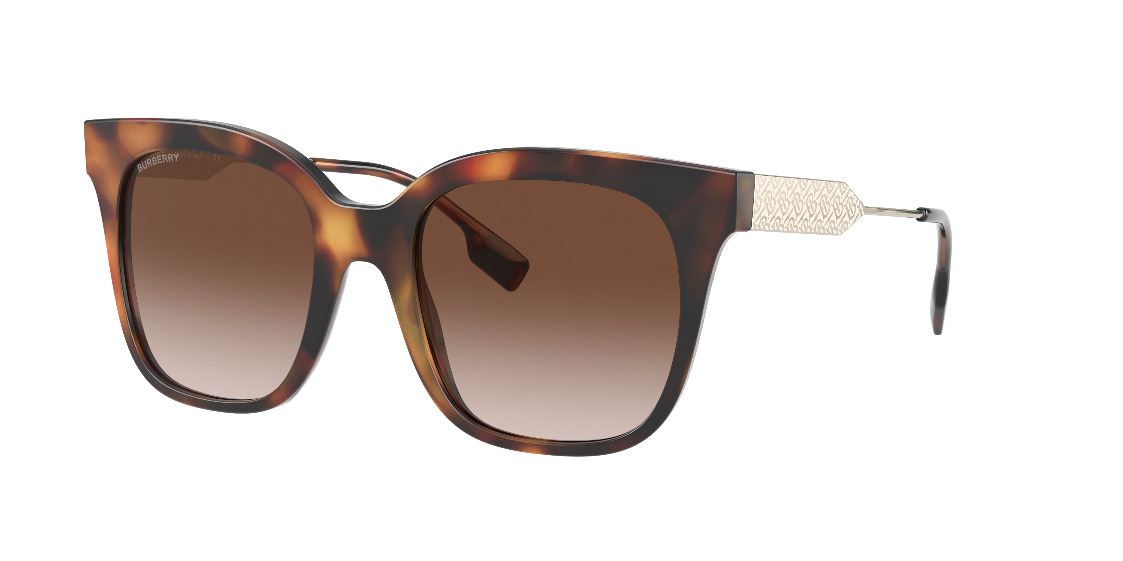 Burberry Woman Sunglass Be4328 Evelyn In Brown