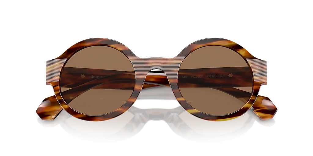 Alain Mikli A05505 M (48 - 24) with Brown lenses and Brown frame