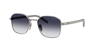 Prada PR 65ZS L (55 - 20) with Grey lenses and Gold frame