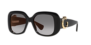 Cartier CT0502S S (53 - 19) with Grey lenses and Blue frame