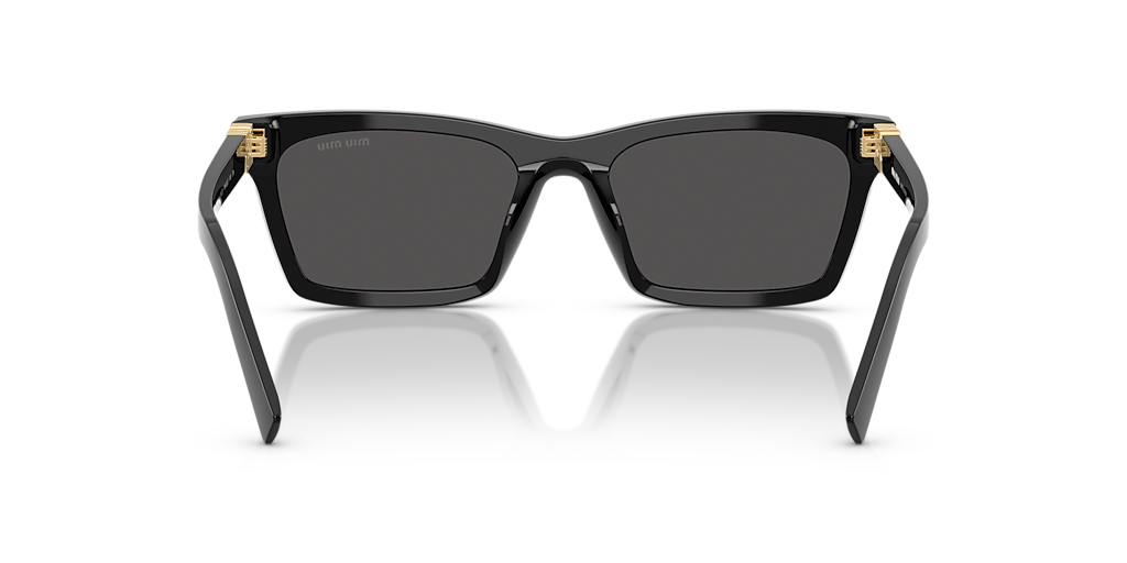 サングラス MiuMiu FW24 Miu Miu - 0MU A05S - 16K10I (0MU A05S 16K10I) Miu Miu MU A05S L (55 - 19) with Grey lenses and Black frame