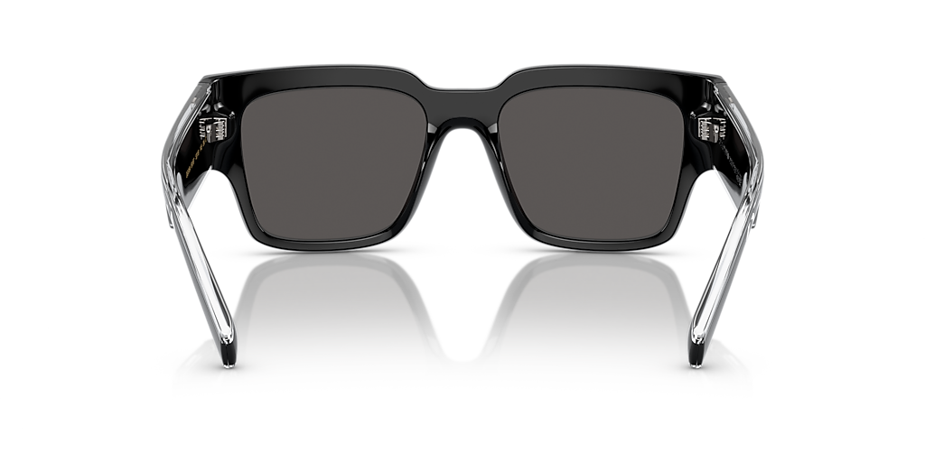 DOLCE&GABBANA DG6184 Black - Men Luxury Sunglasses, Dark Grey Lens