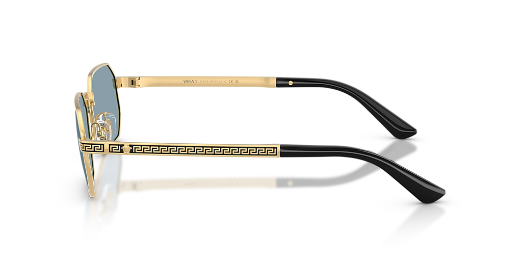 Versace VE2297 M (54 - 16) with Blue lenses and Gold frame