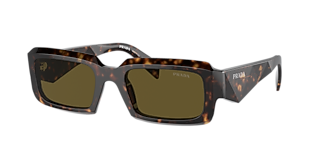 Prada PR A07S XS (52 - 20) with Brown lenses and Brown frame