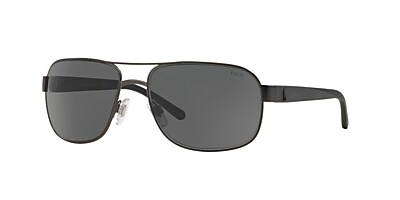 Polo Ralph Lauren PH3093 62 Polarized Grey & Matte Black Polarised 