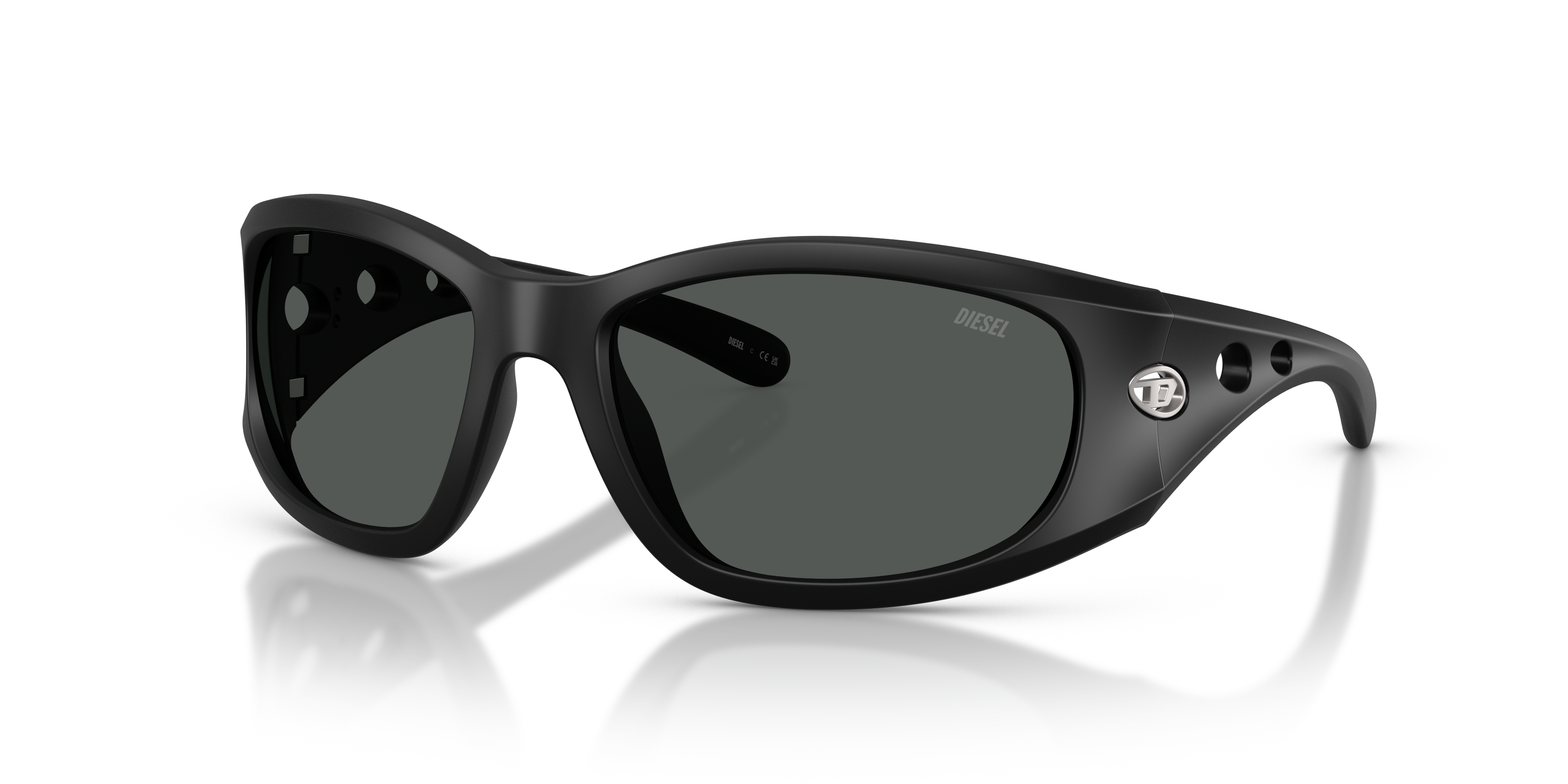 Diesel DL3012U L (61 - 18) with Grey lenses and Black frame