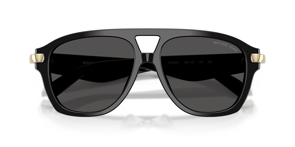 Michael Kors Grenada L (56 - 15) with Grey lenses and Black  display picture 3