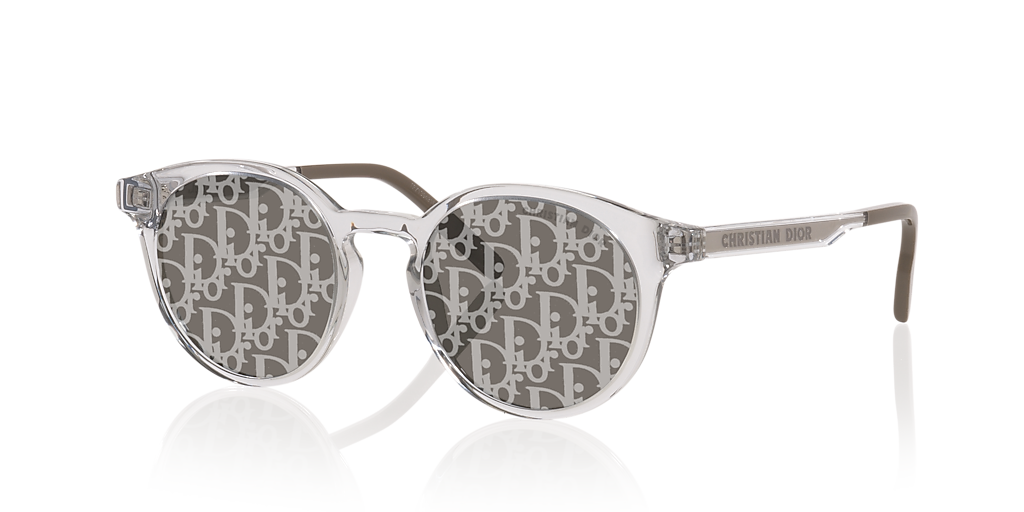 DIOR Diortag R1I XXS (49 - 20) with Silver lenses and Grey frame