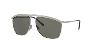 Saint Laurent SL 689 L (59 - 15) with Grey lenses and Brown  display picture 1