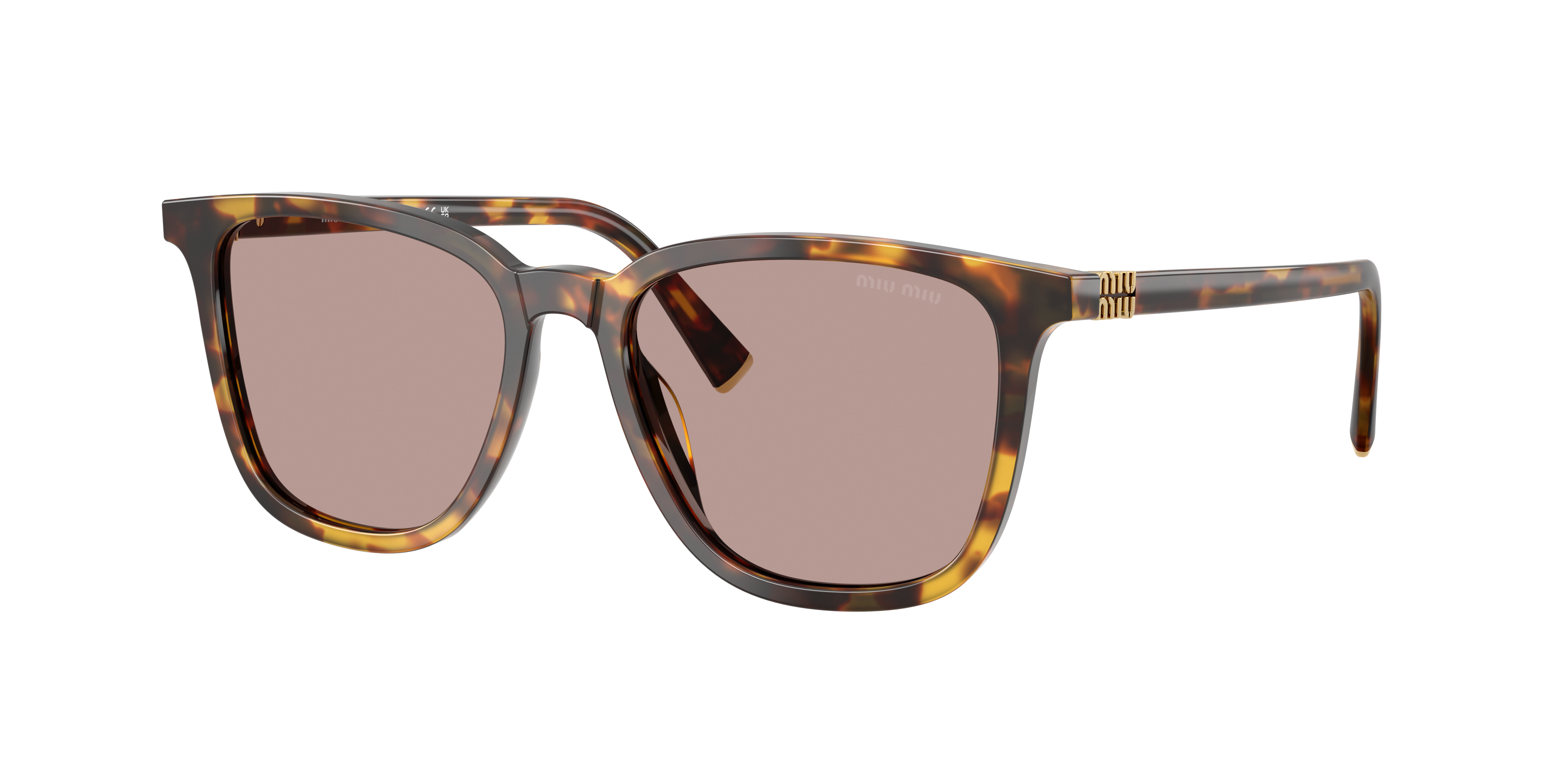 Miu Miu Woman Sunglass Mu B03s In Brown